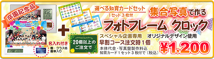 フォトフレームクロック